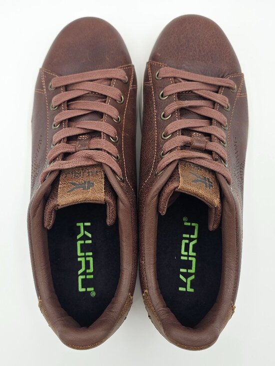 Kuru Roam Classic Court Brown Athletic Leather Shoes Sneakers Men\'s Size 9M- EUC main image 4